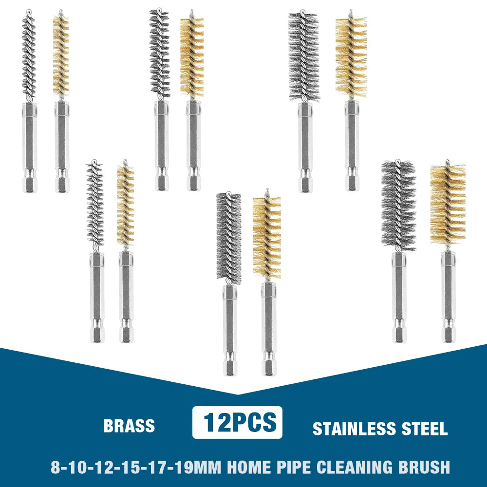 Drill Brush Attachment Set