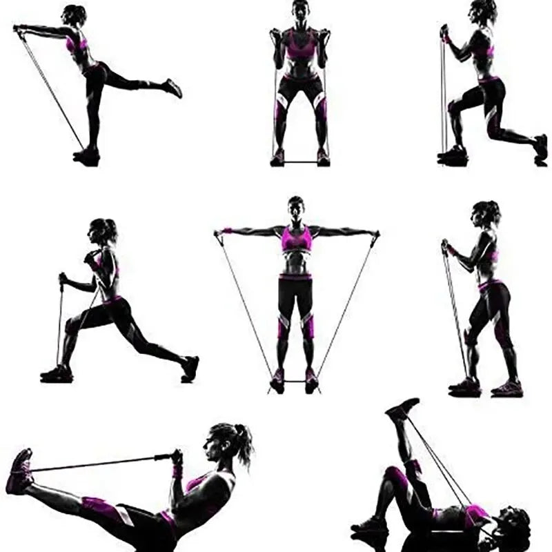 Resistance Bands Set with Handles – Full-Body Home Workout