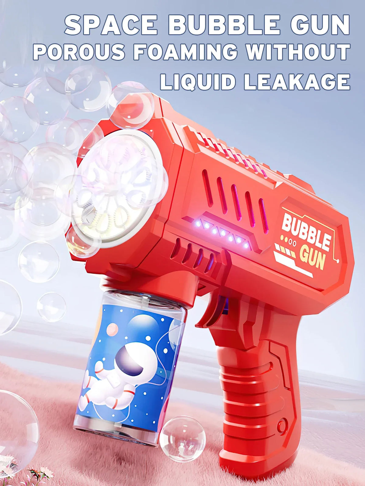Automatic Rocket Bubble Gun – Kids Outdoor Toy