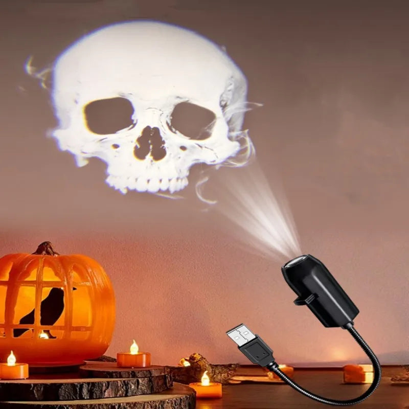 Halloween Ghost Projector Night Light – USB