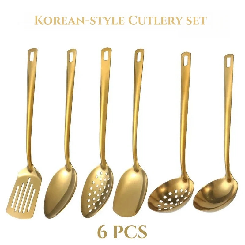 Stainless Steel Cutlery Set (6 pcs)