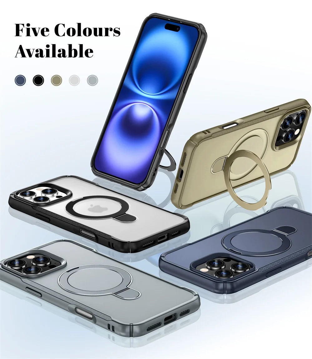 Magnetic Kickstand Phone Case for iPhone – MagSafe-Compatible