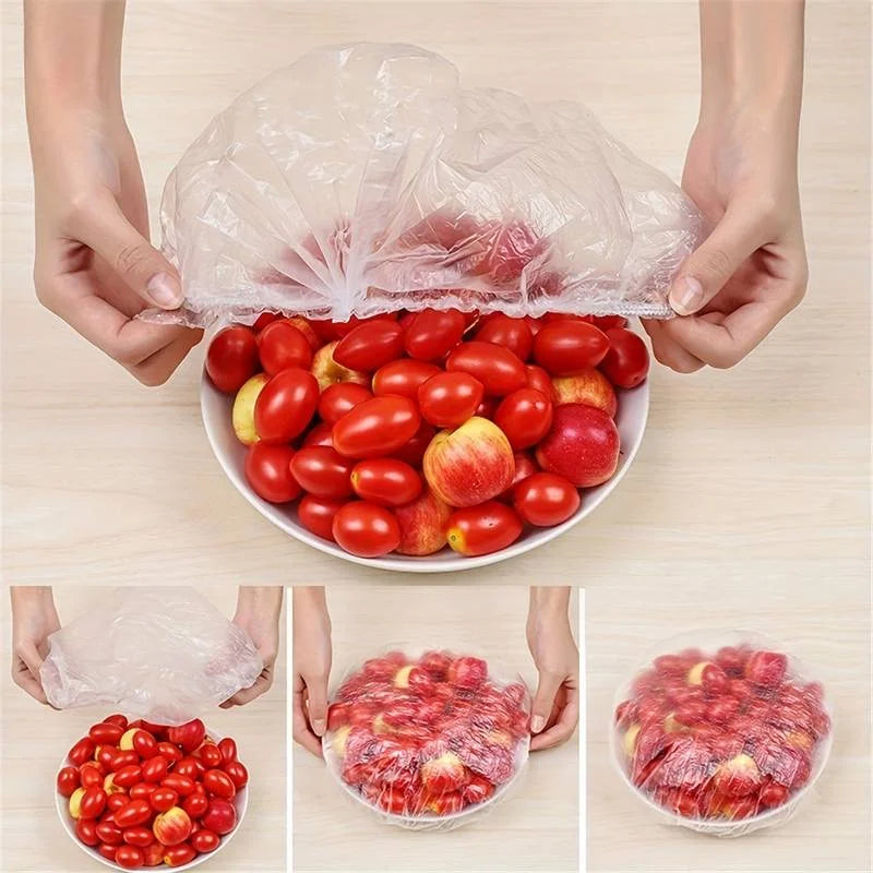 Reusable Stretch Bowl Covers – Elastic Food Wrap Set