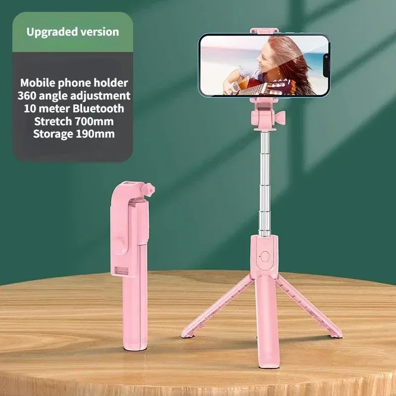 Selfie Stick Tripod with Fill Light – Wireless Remote