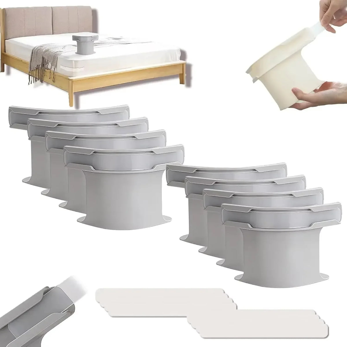 Bed Sheet Corner Holder Clips – Keep Sheets Tight & Flat