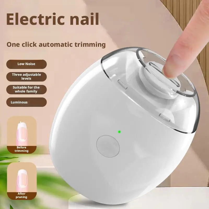 Electric Baby Nail Trimmer with LED Light – Safe & Quiet