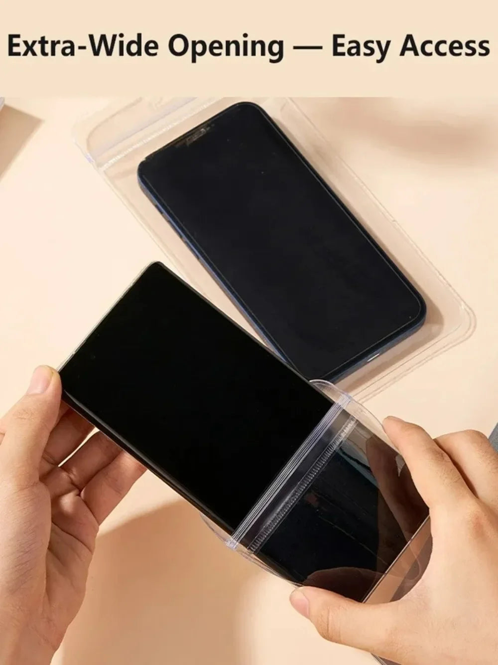Clear Waterproof Phone Bag – Beach & Pool