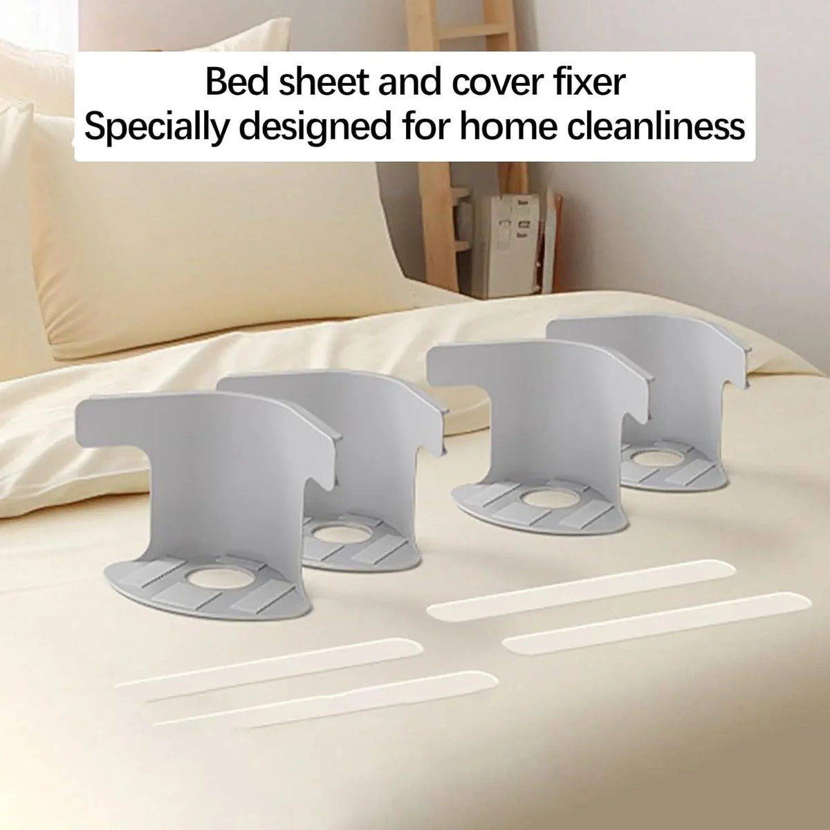 Bed Sheet Corner Holder Clips – Keep Sheets Tight & Flat
