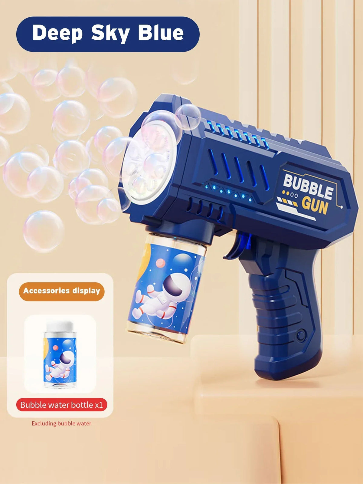 Automatic Rocket Bubble Gun – Kids Outdoor Toy