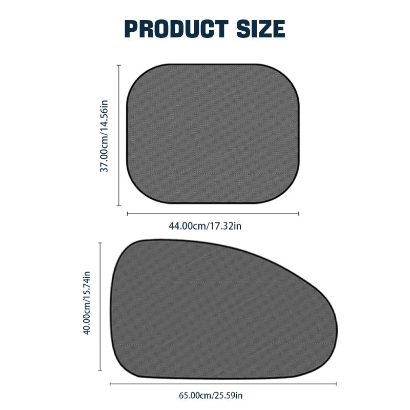 Car Side Window Sun Shades (2 pcs)