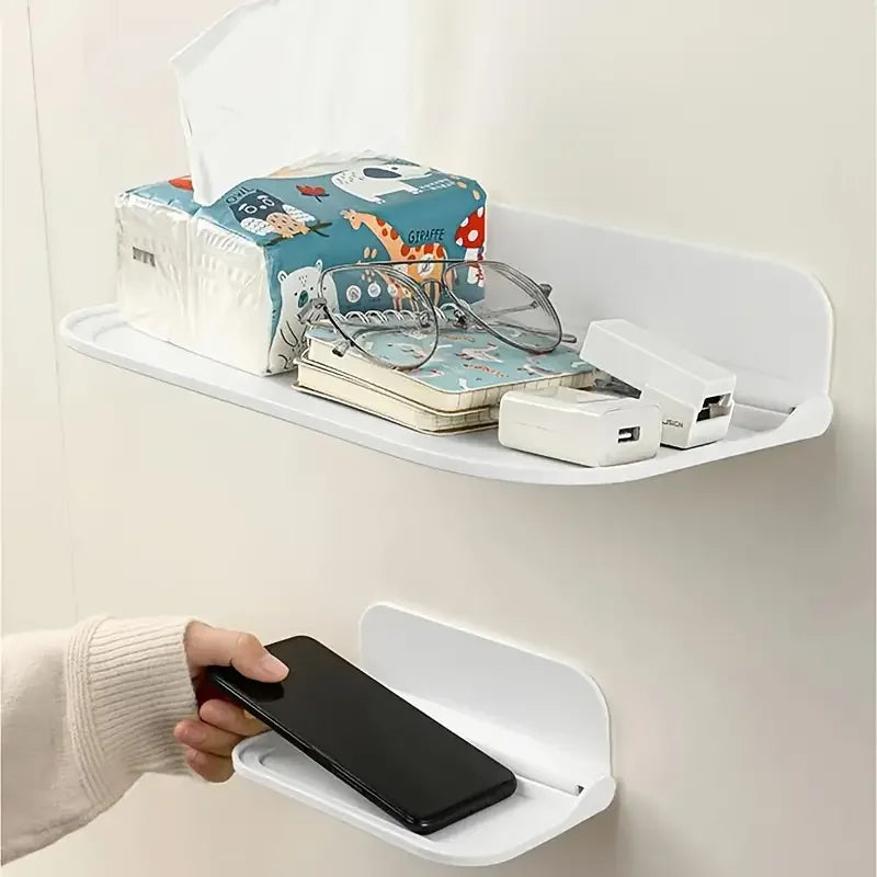 Foldable Wall-Mounted Shelf – Bathroom & Kitchen