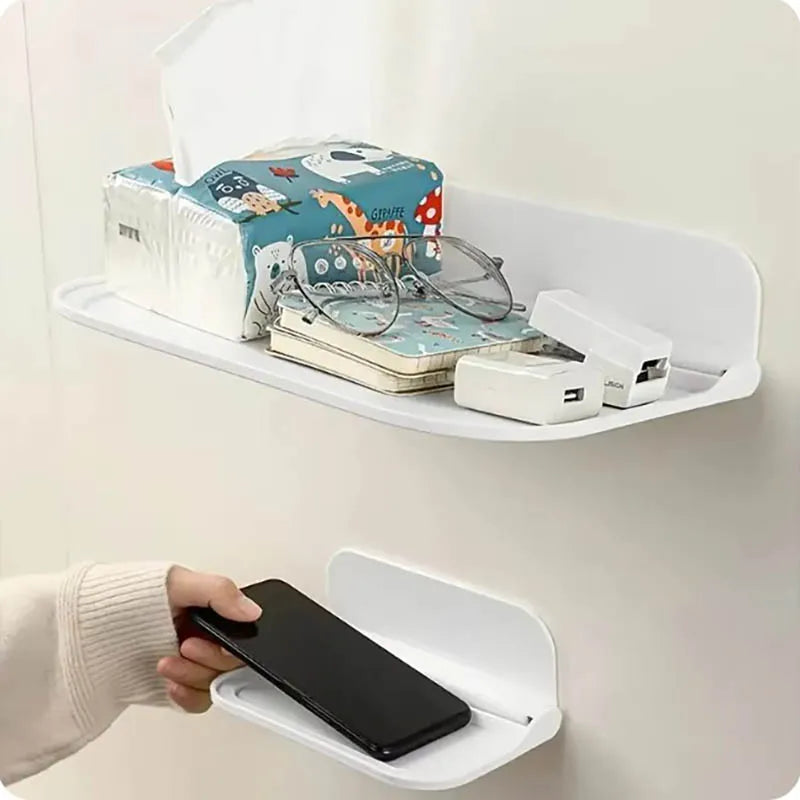 Foldable Wall-Mounted Shelf – Bathroom & Kitchen