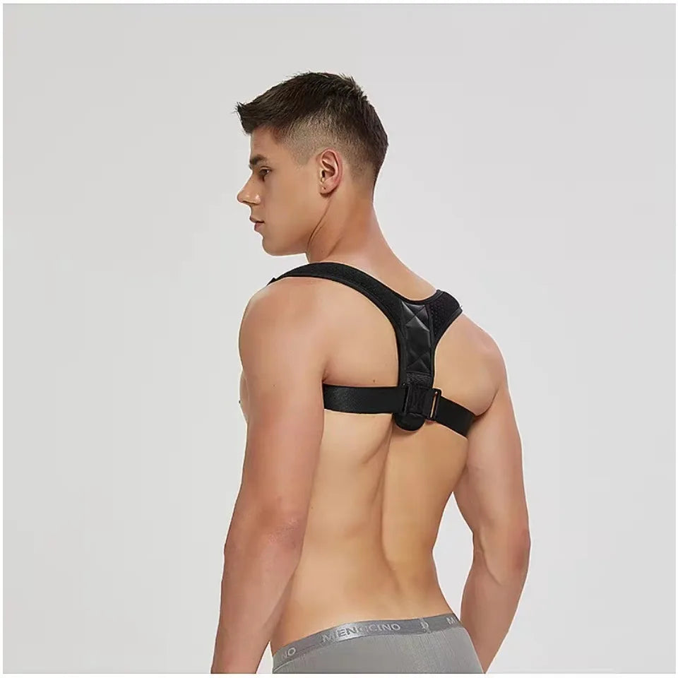 Adjustable Posture Corrector – Upper Back & Shoulder Support