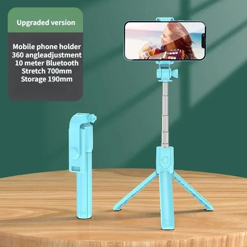 Selfie Stick Tripod with Fill Light – Wireless Remote