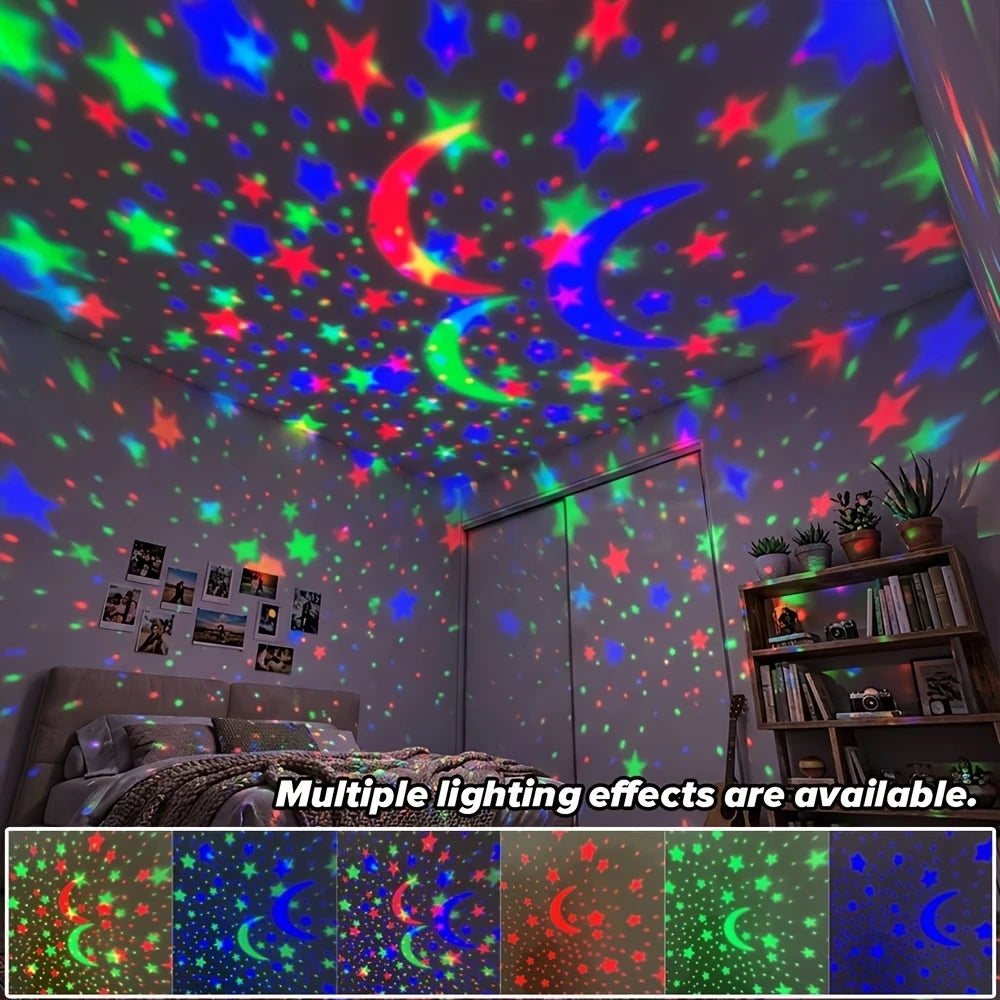 Starry Sky USB Night Light Projector