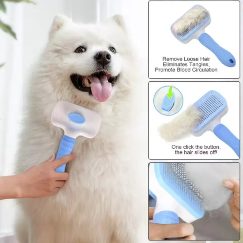Pet Hair Removal Comb Brush