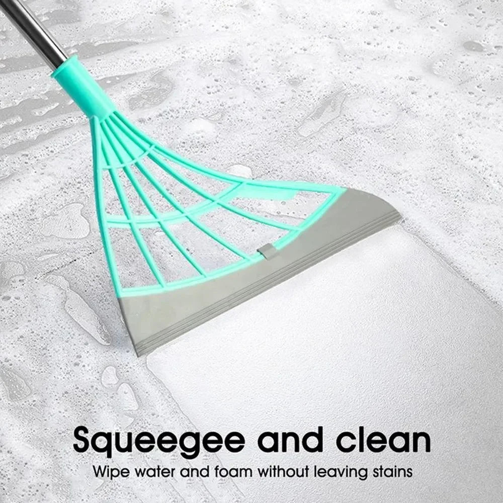 Magic Silicone Broom – Pet Hair, Water & Floor Squeegee