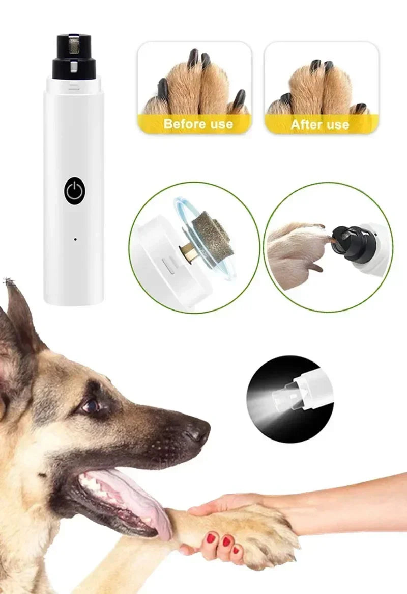 Electric Dog Nail Grinder – Rechargeable