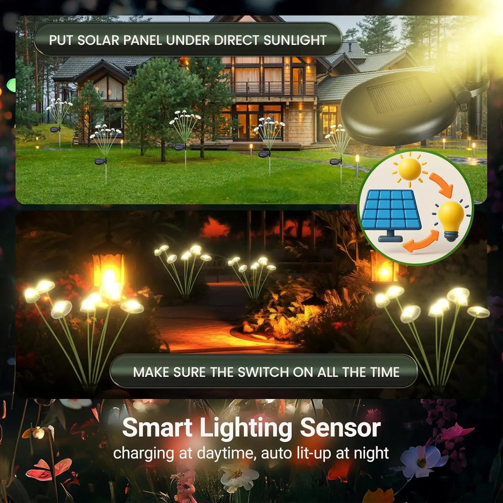 Solar Mushroom Garden Lights – Waterproof Outdoor Decor