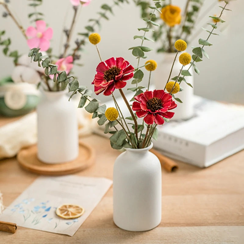 Nordic White Ceramic Vase