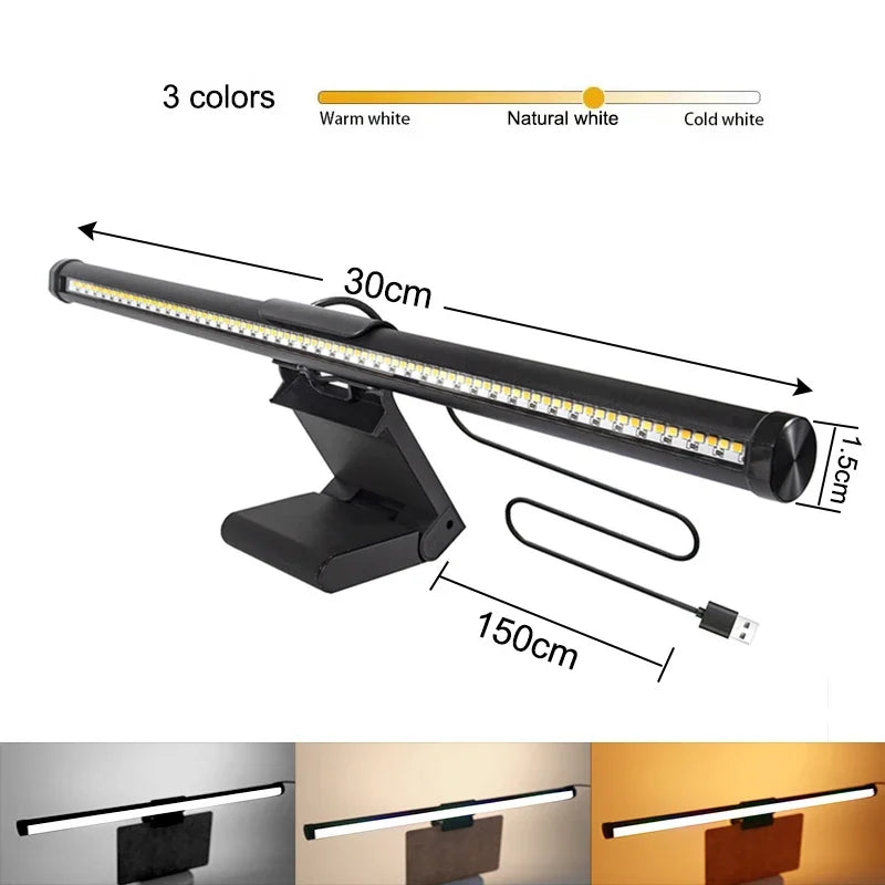 Monitor Light Bar – Eye-Care LED Screen Lamp, Stepless Dimming
