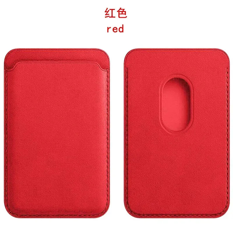 Magnetic Card Wallet for Phone – RFID Blocking Leather