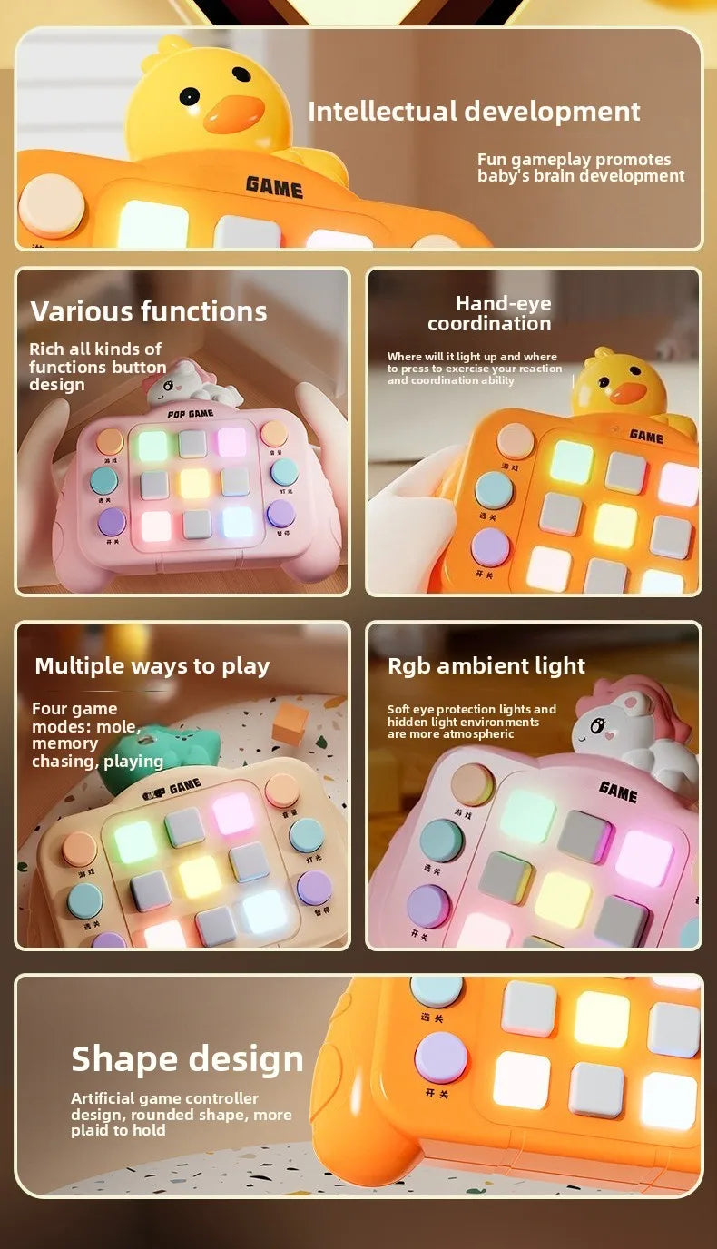 Montessori Busy Board with LED Lights & Switches
