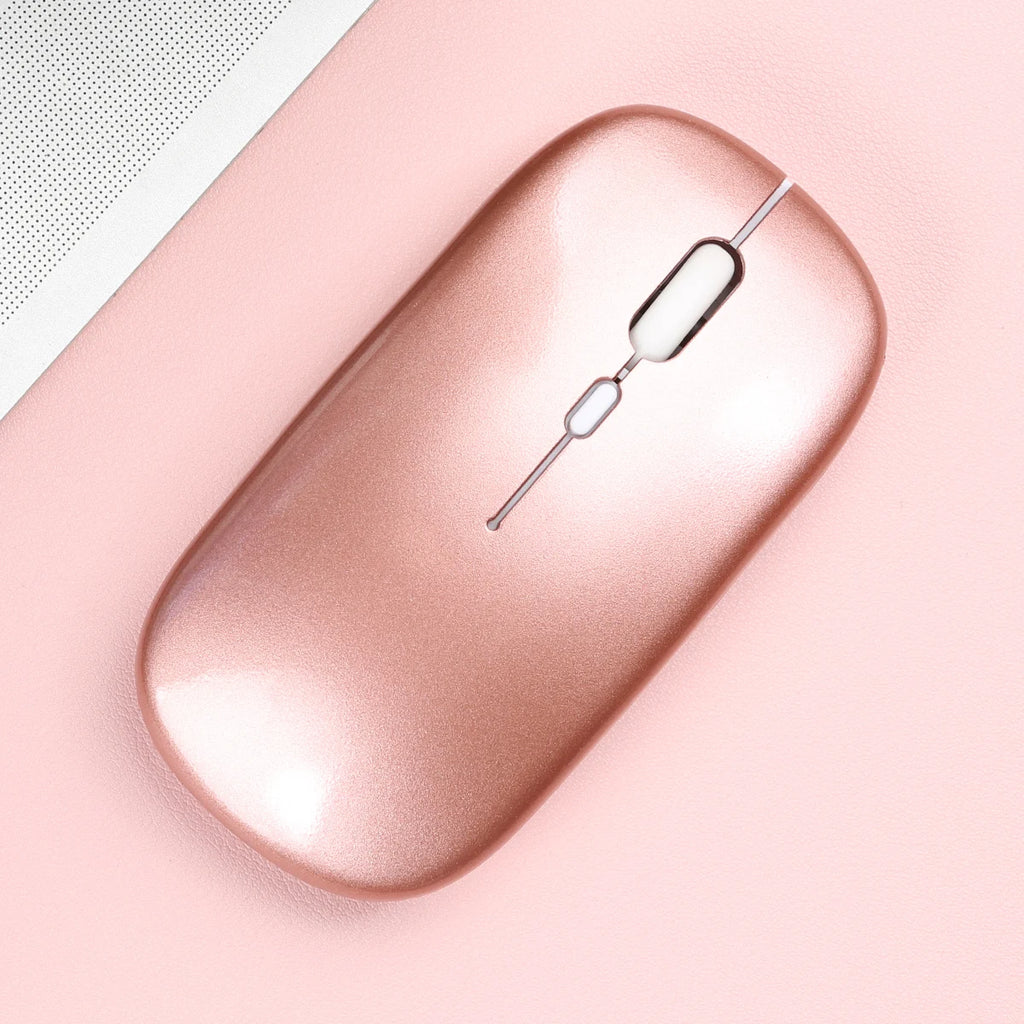 Silent Wireless Bluetooth Mouse – Slim & Portable