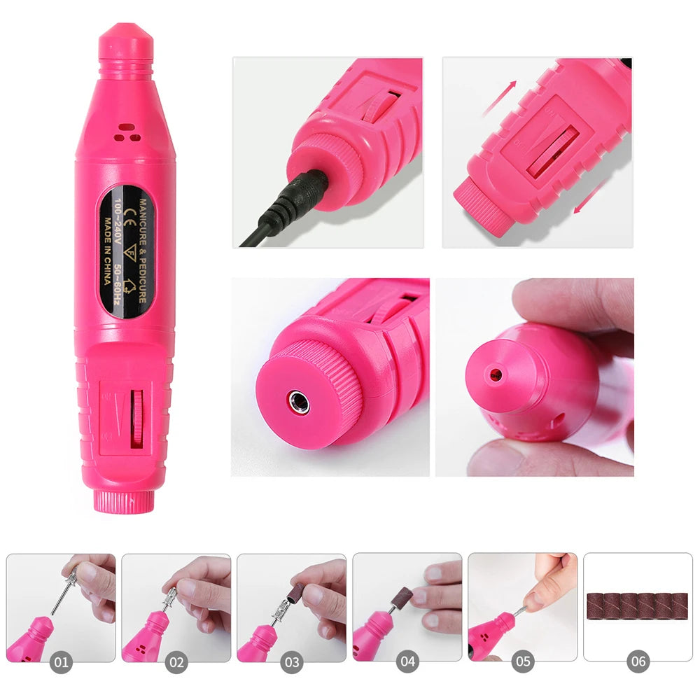 Electric Nail Drill Kit – Portable Manicure & Pedicure Set