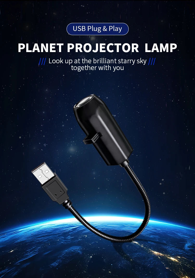 Halloween Ghost Projector Night Light – USB