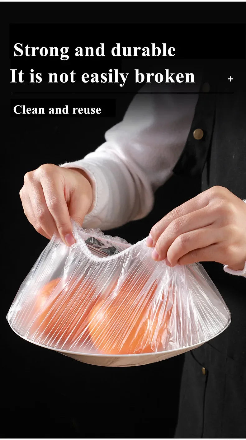 Reusable Stretch Bowl Covers – Elastic Food Wrap Set