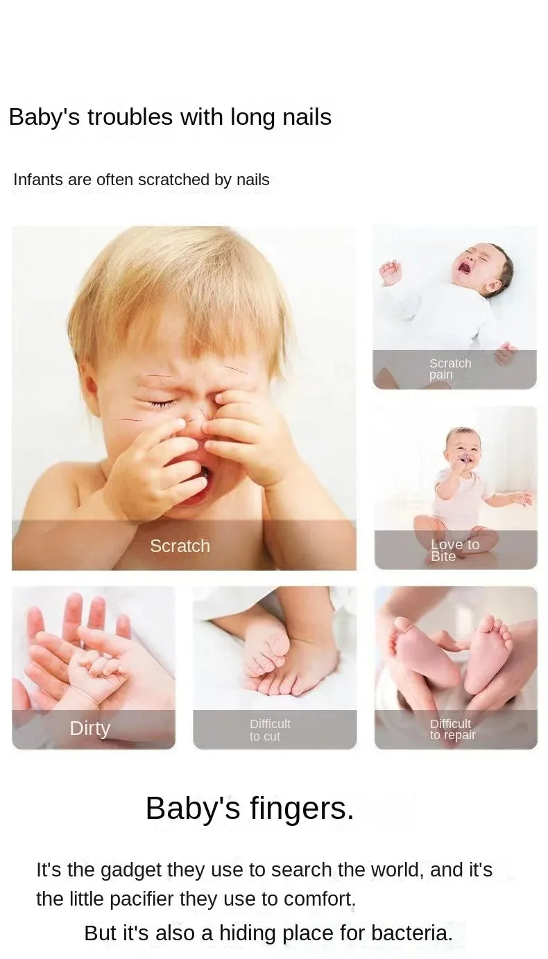 Baby Electric Nail File Set – Gentle Kids Nail Care