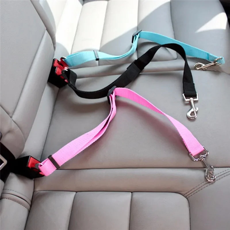 Dog Car Seat Belt – Adjustable Safety Leash