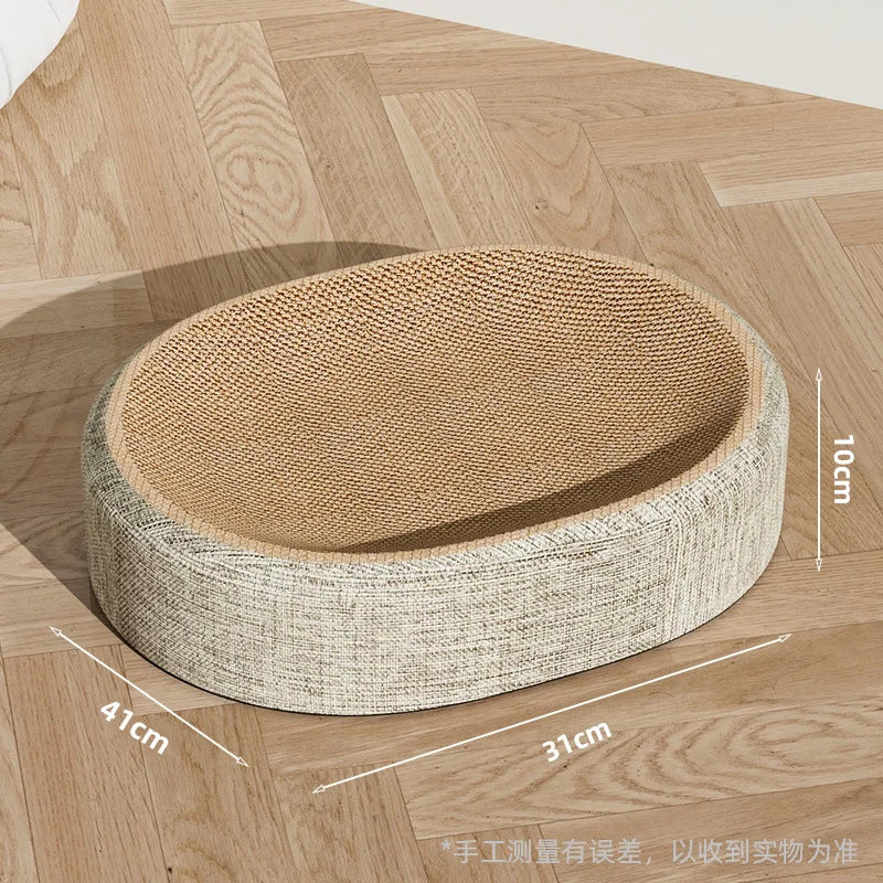 2-in-1 Cat Scratcher & Lounge Bed