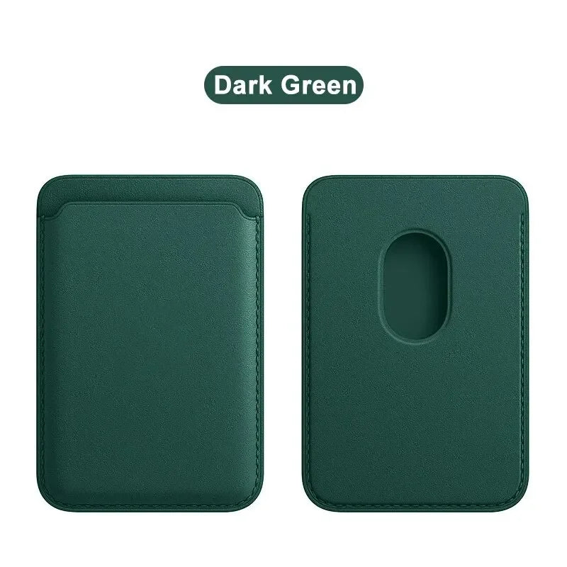 Magnetic Card Wallet for Phone – RFID Blocking Leather