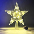 Glitter Star Christmas Tree Topper – 15 cm