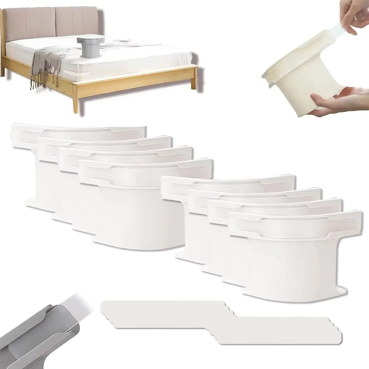 Bed Sheet Corner Holder Clips – Keep Sheets Tight & Flat