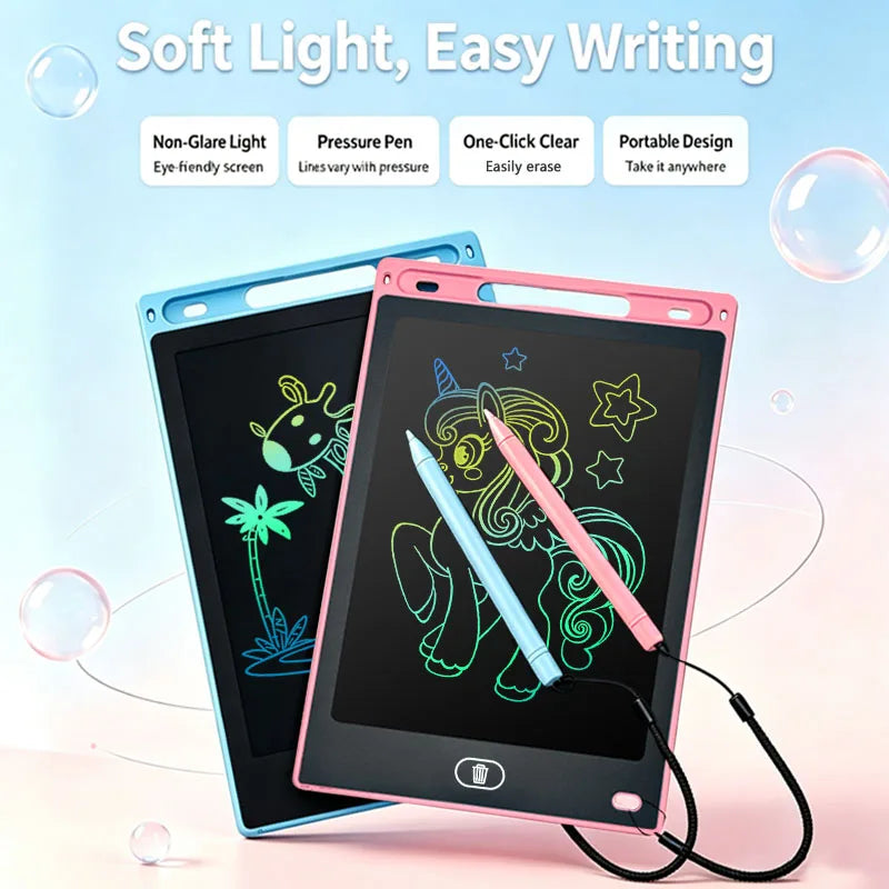 8.5" LCD Writing Tablet – Erasable Drawing Board