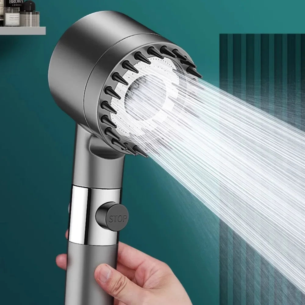 Filtered Shower Head – High Pressure, 3 Modes