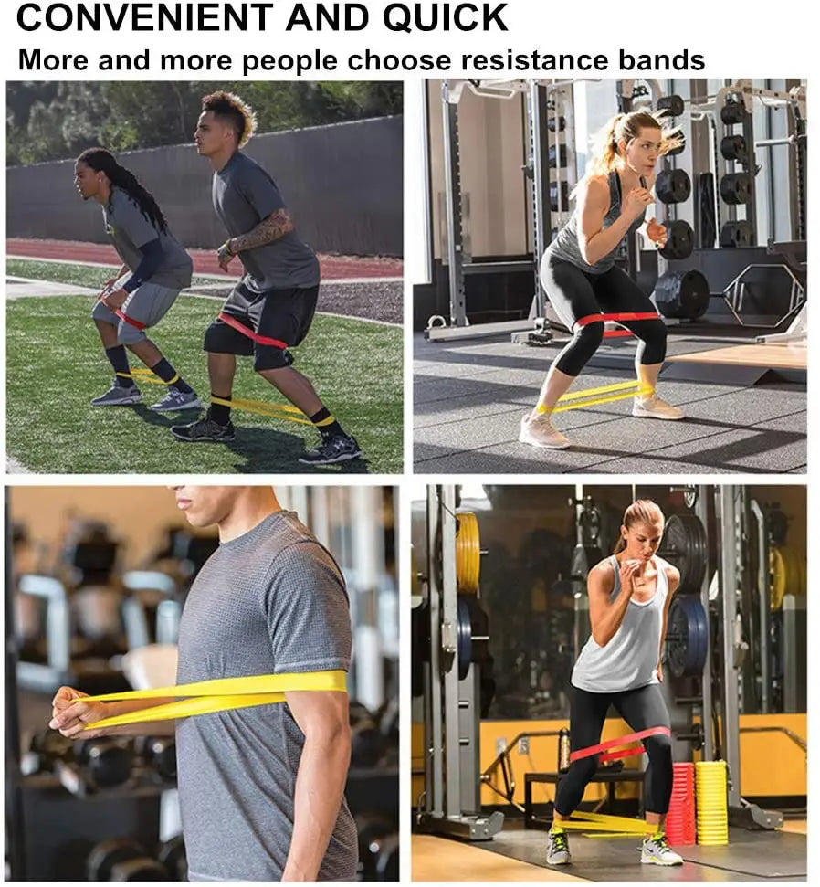 Fabric Resistance Loop Bands – Glutes, Legs & Yoga (Set)