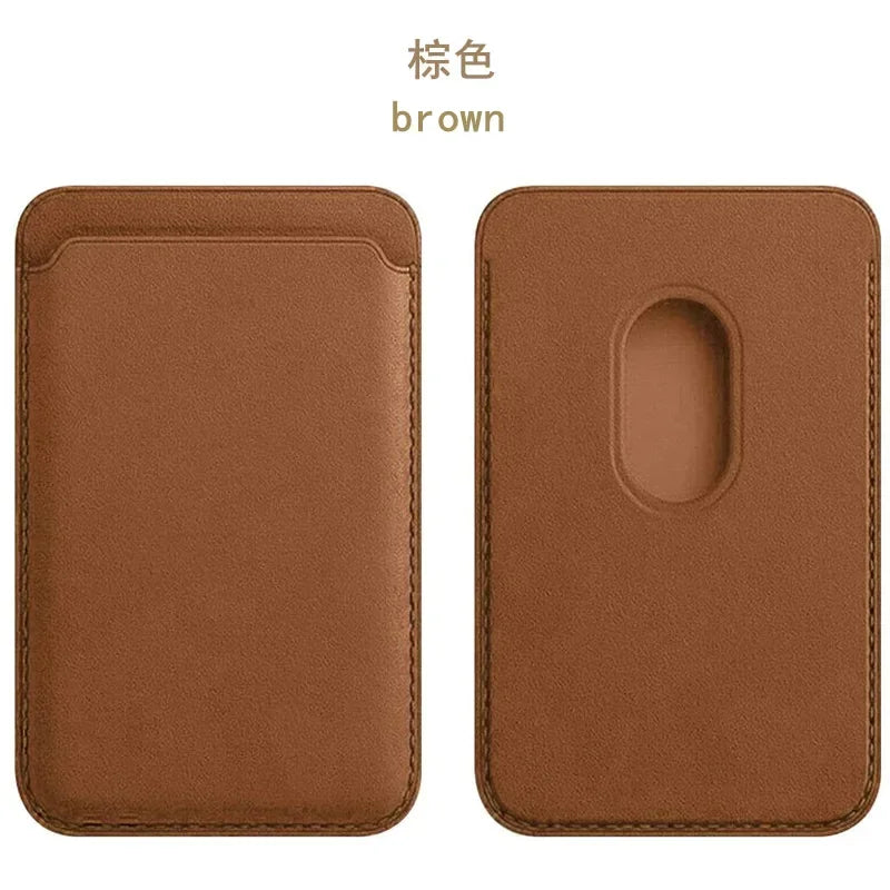 Magnetic Card Wallet for Phone – RFID Blocking Leather