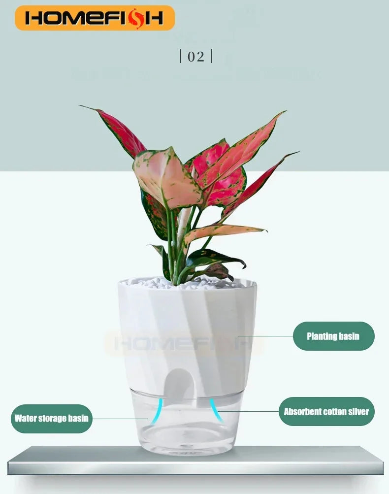 Self-Watering Planter – Double Layer