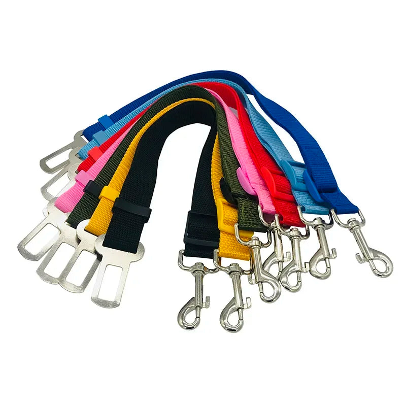 Dog Car Seat Belt – Adjustable Safety Leash