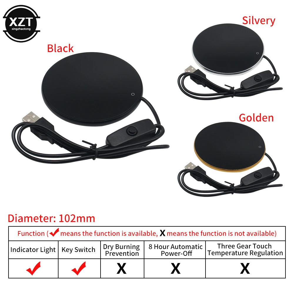 Smart Mug Warmer – USB Heated Coaster