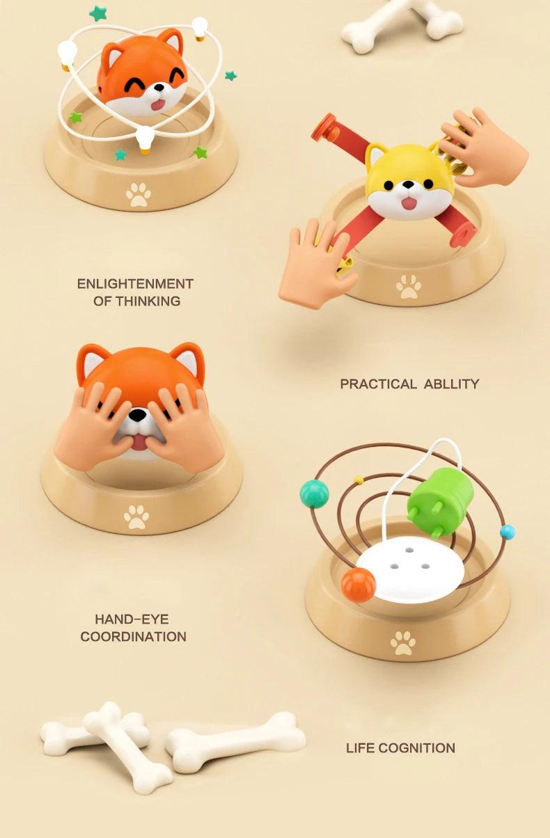 Montessori Busy Board Cube – Sensory Learning Toy for Toddlers