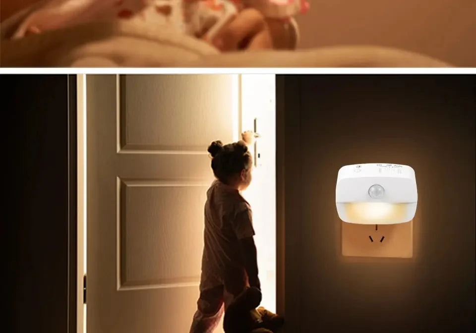 Motion Sensor LED Night Light – Plug-In