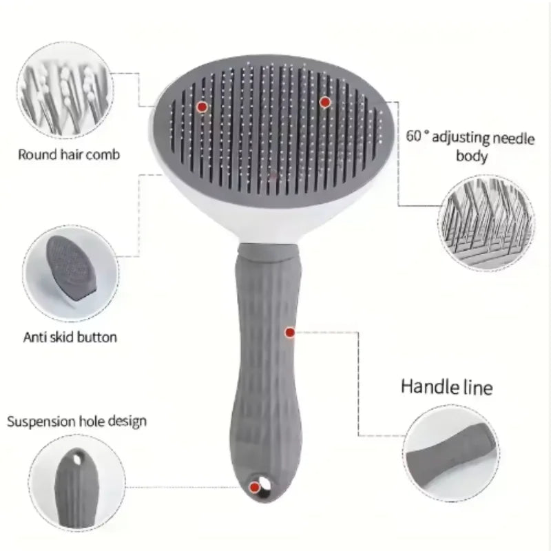 Pet Hair Removal Comb Brush