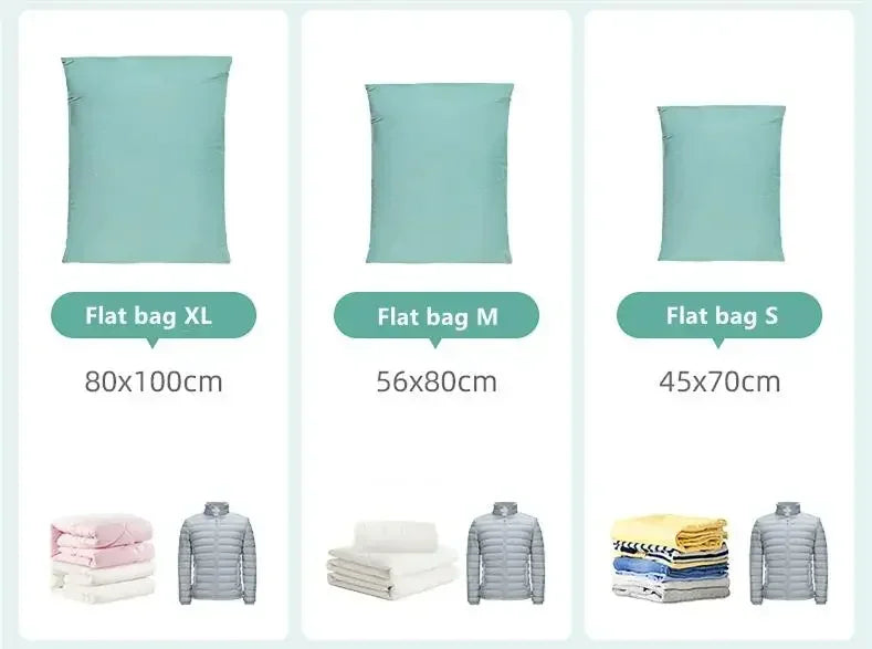 No-Pump Vacuum Storage Bags – Extra Large