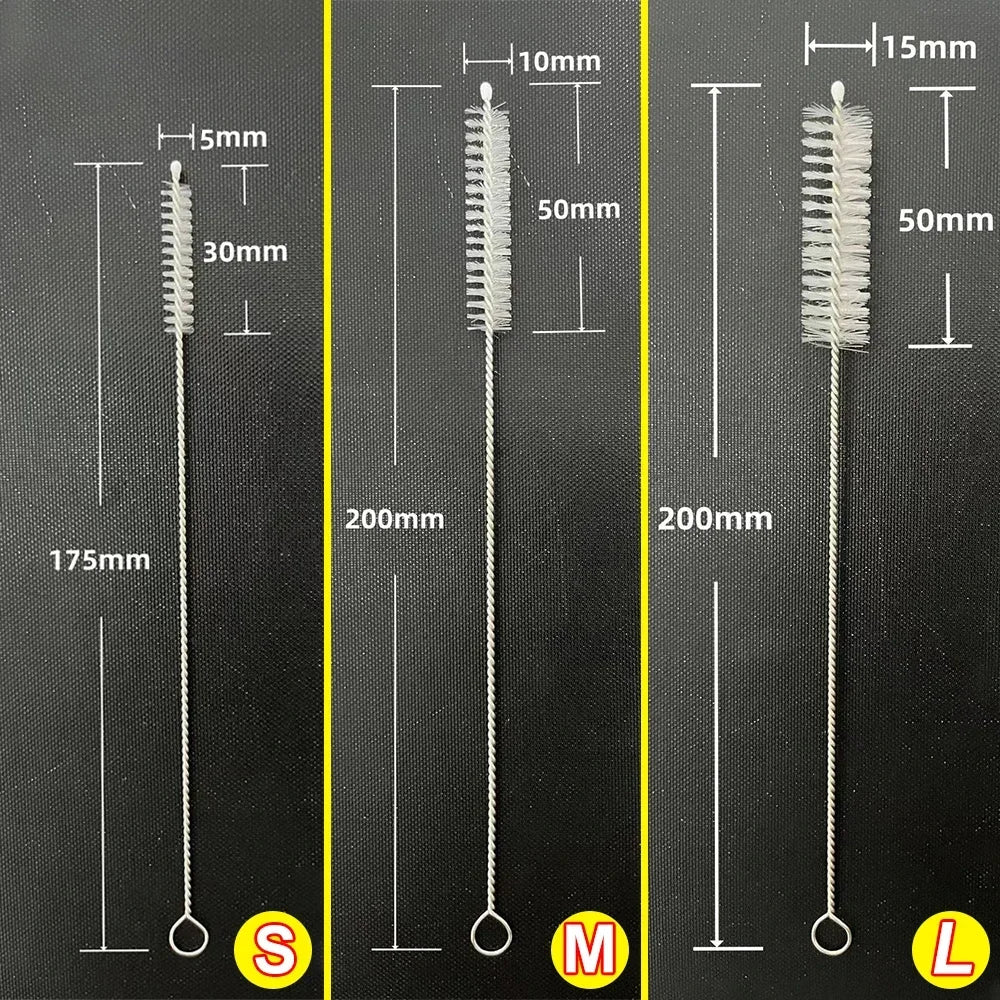 Reusable Straw & Tube Cleaning Brush Kit
