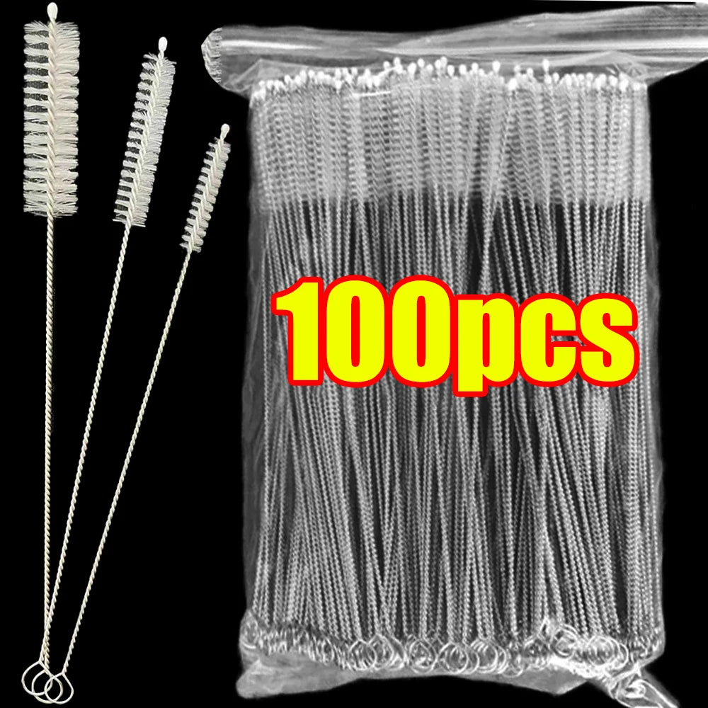 Reusable Straw & Tube Cleaning Brush Kit